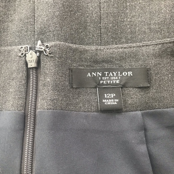 Charcoal Gray Ann Taylor Skirt - Picture 4 of 7